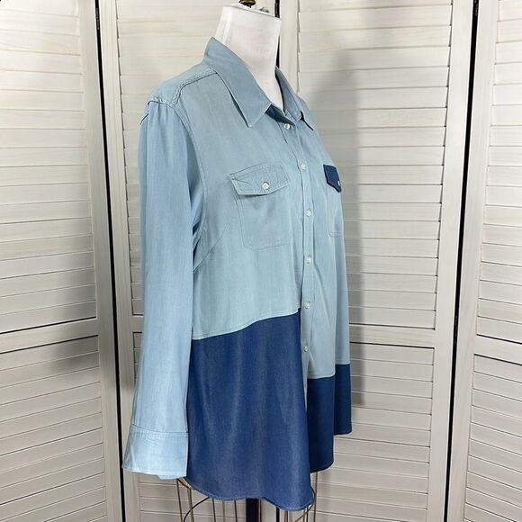 Lane Bryant Tunic Shirt Size 20 Oversized  Long Sleeve Like New - Picture 6 of 16